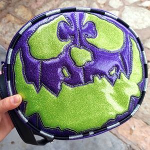 Love Pain & Stitches X Monster Posse Trick or Trash Purple Bag